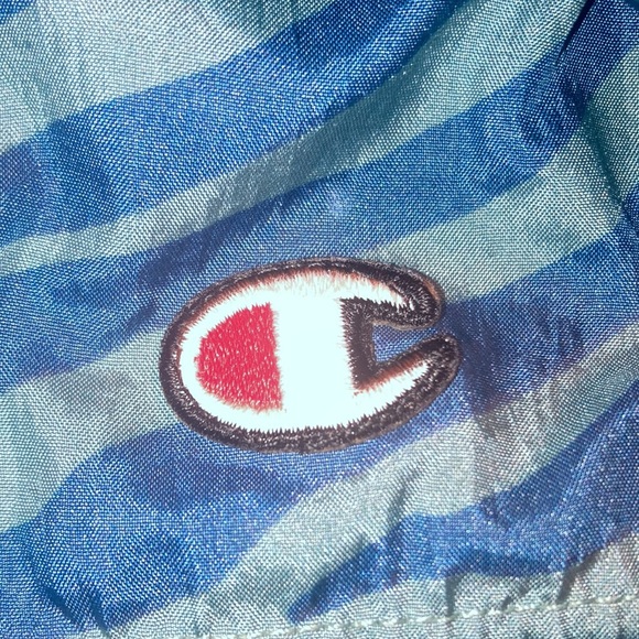 🦓🏀 Green x Blue Zebra Baller Basketball Shorts by Champion Size Medium 💎🪄 - Picture 2 of 9